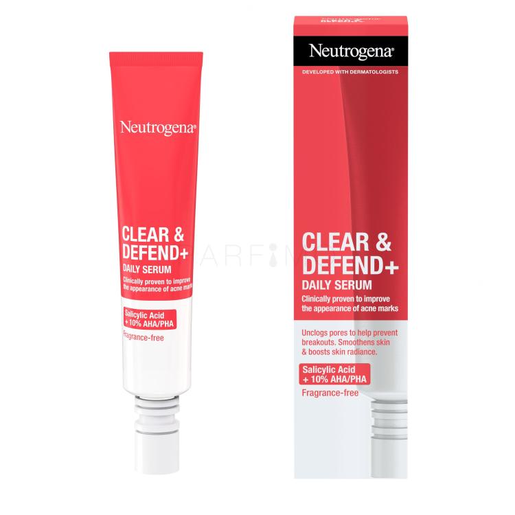 Neutrogena Clear &amp; Defend+ Daily Serum Serum za obraz 30 ml