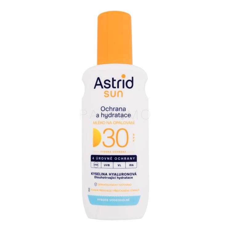 Astrid Sun Moisturizing Suncare Milk Spray SPF30 Zaščita pred soncem za telo 200 ml