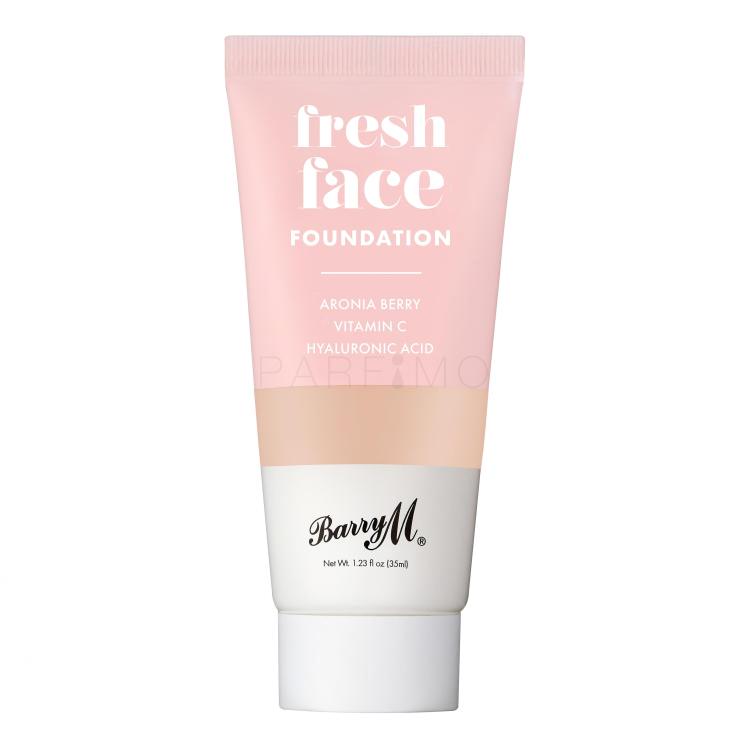 Barry M Fresh Face Foundation Puder za ženske 35 ml Odtenek 6