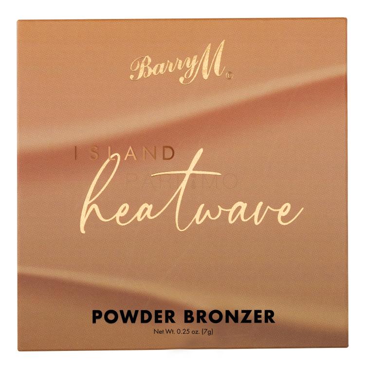 Barry M Heatwave Powder Bronzer Bronzer za ženske 7 g Odtenek Island