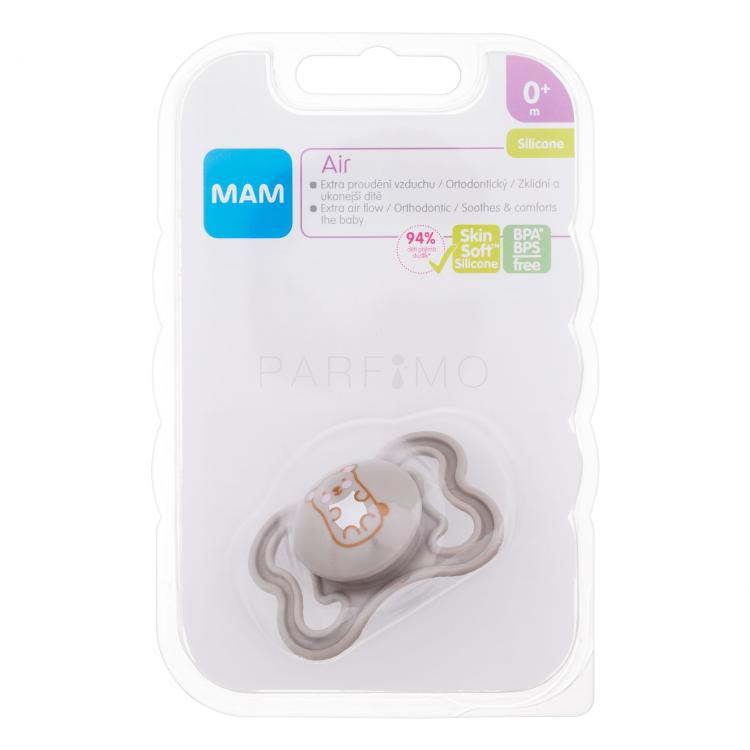 MAM Air Silicone Pacifier 0m+ Hamster Duda za otroke 1 kos