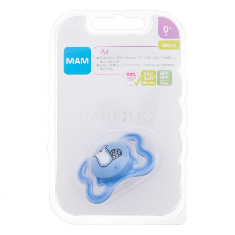 MAM Air Silicone Pacifier 0m+ Beaver Duda za otroke 1 kos