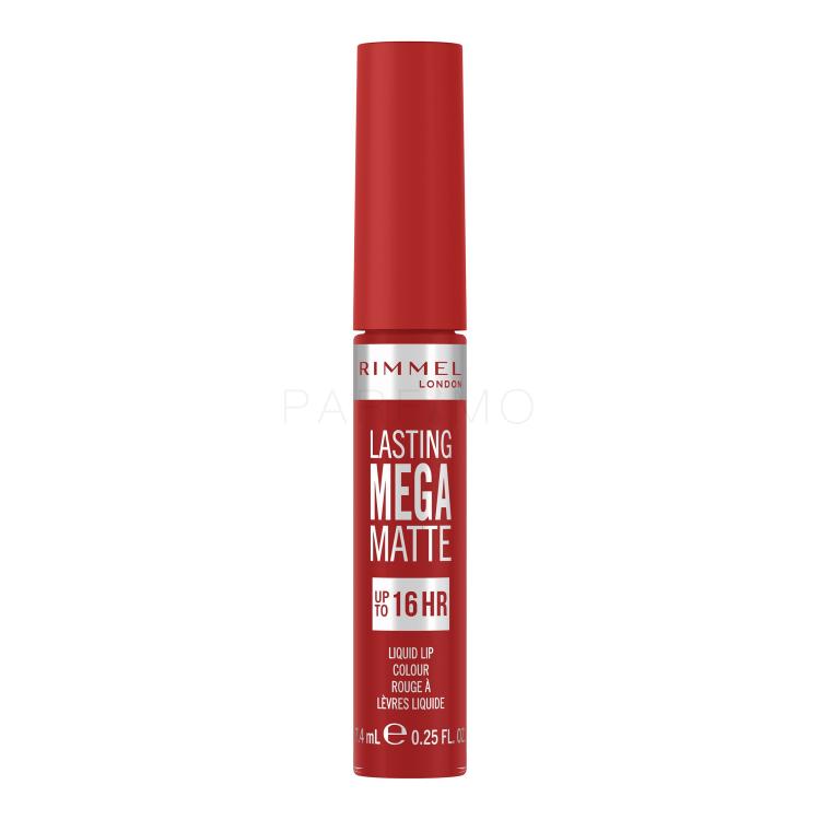 Rimmel London Lasting Mega Matte Liquid Lip Colour Šminka za ženske 7,4 ml Odtenek Fire Starter