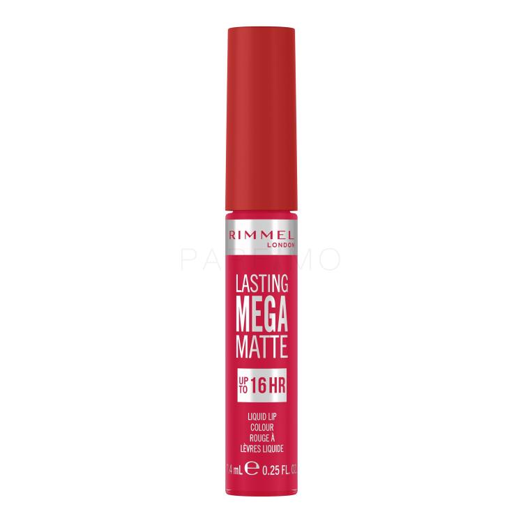 Rimmel London Lasting Mega Matte Liquid Lip Colour Šminka za ženske 7,4 ml Odtenek Fuchsia Flush