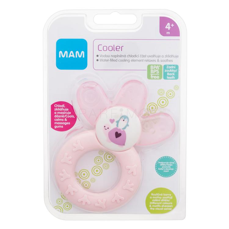 MAM Cooler Teether 4m+ Pink Grizalo za otroke 1 kos