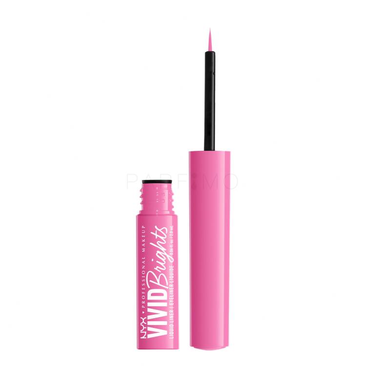 NYX Professional Makeup Vivid Brights Črtalo za oči za ženske 2 ml Odtenek 08 Don´t Pink Twice