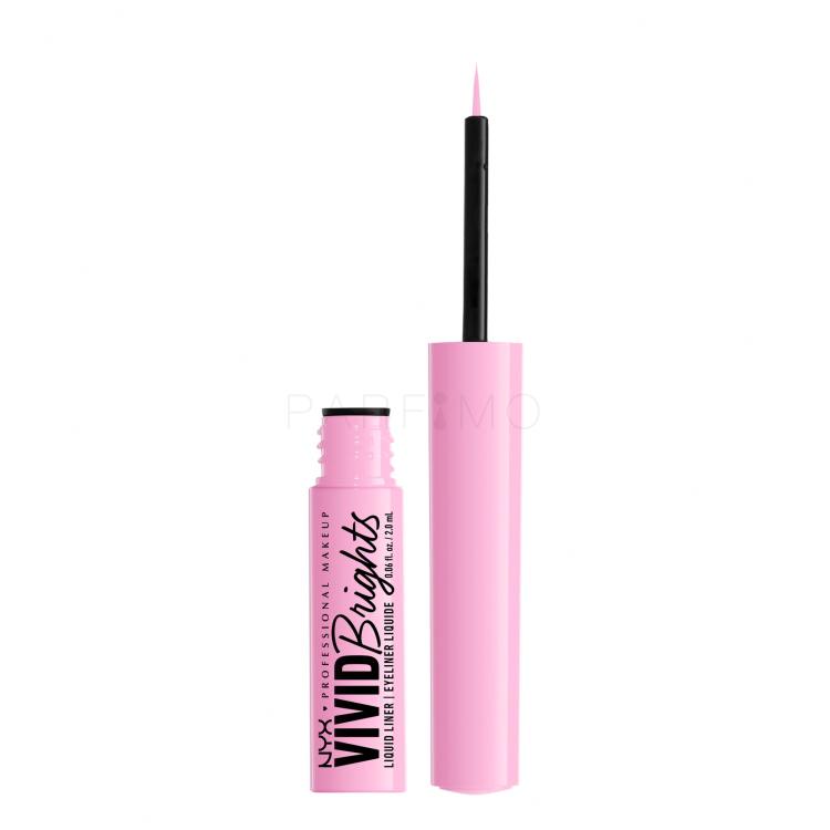 NYX Professional Makeup Vivid Brights Črtalo za oči za ženske 2 ml Odtenek 09 Sneaky Pink