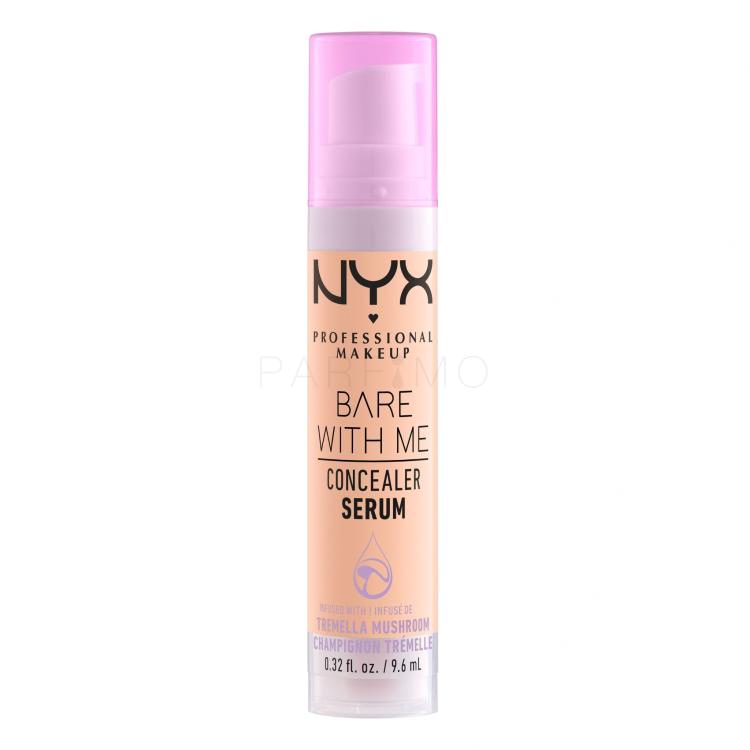 NYX Professional Makeup Bare With Me Serum Concealer Korektor za ženske 9,6 ml Odtenek 2.5 Medium Vanilla