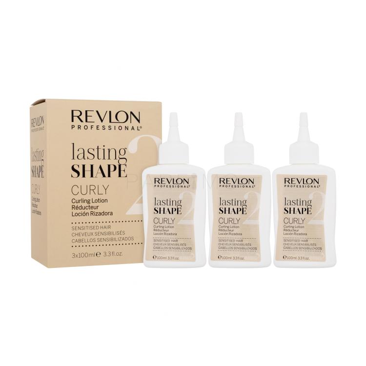 Revlon Professional Lasting Shape Curly Curling Lotion Sensitised Hair 2 Za kodraste lase za ženske 3x100 ml