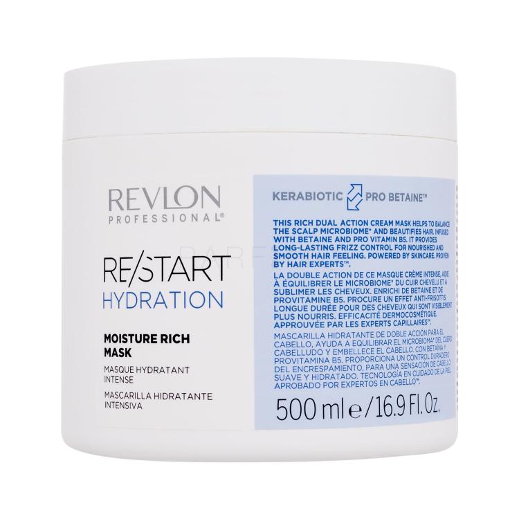 Revlon Professional Re/Start Hydration Moisture Rich Mask Maska za lase za ženske 500 ml