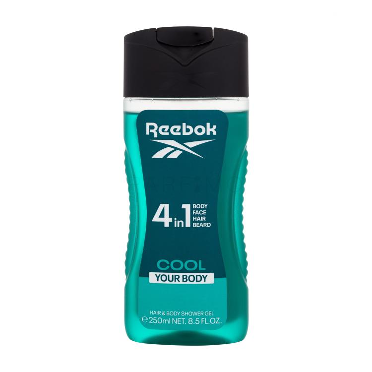 Reebok Cool Your Body Gel za prhanje za moške 250 ml