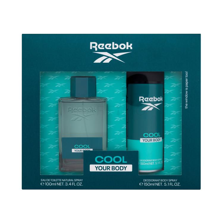 Reebok Cool Your Body Darilni set toaletna voda 100 ml + deodorant 150 ml