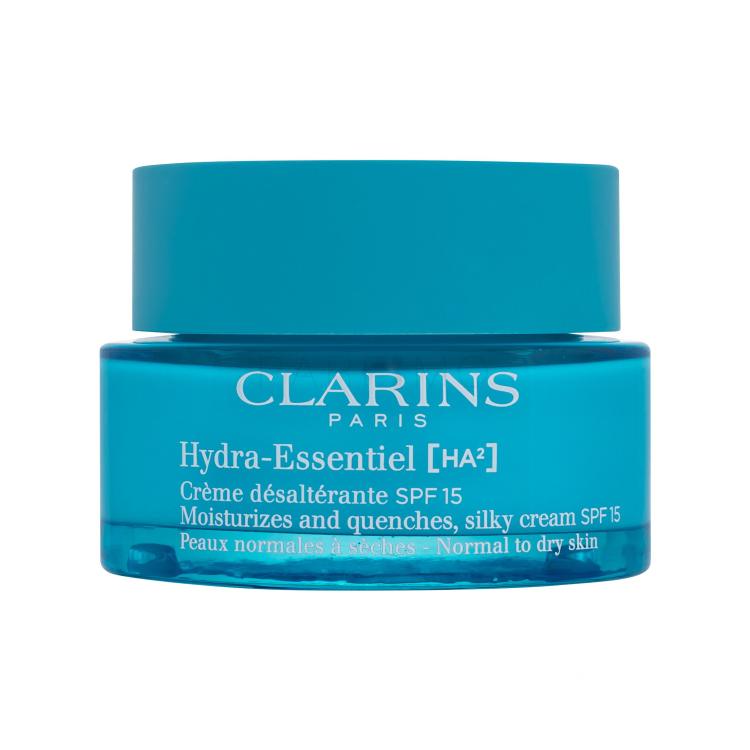 Clarins Hydra-Essentiel [HA²] Silky Cream SPF15 Dnevna krema za obraz za ženske 50 ml