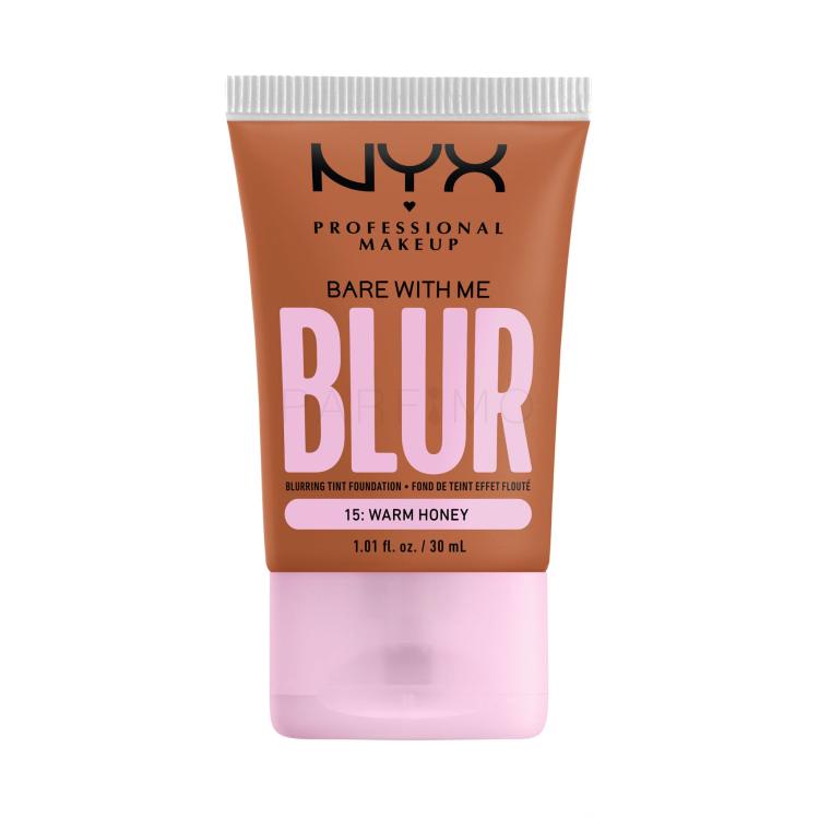 NYX Professional Makeup Bare With Me Blur Tint Foundation Puder za ženske 30 ml Odtenek 15 Warm Honey