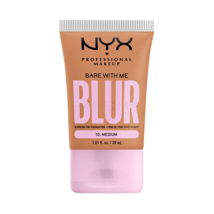 NYX Professional Makeup Bare With Me Blur Tint Foundation Puder za ženske 30 ml Odtenek 10 Medium