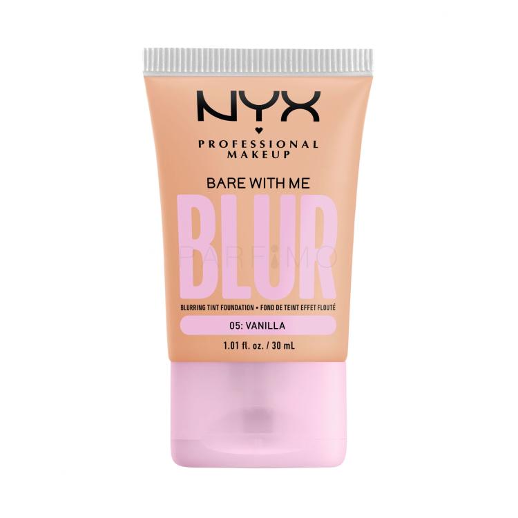 NYX Professional Makeup Bare With Me Blur Tint Foundation Puder za ženske 30 ml Odtenek 05 Vanilla