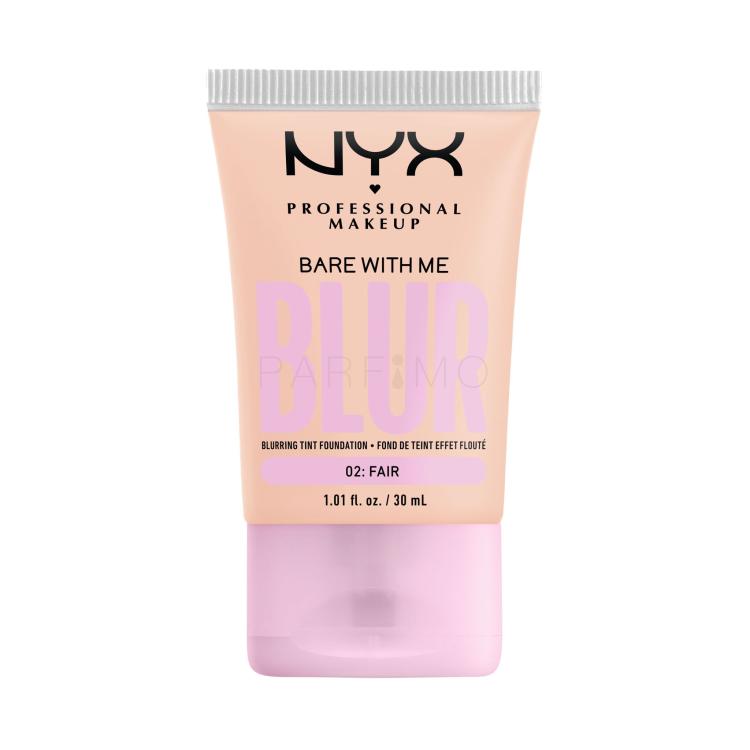 NYX Professional Makeup Bare With Me Blur Tint Foundation Puder za ženske 30 ml Odtenek 02 Fair