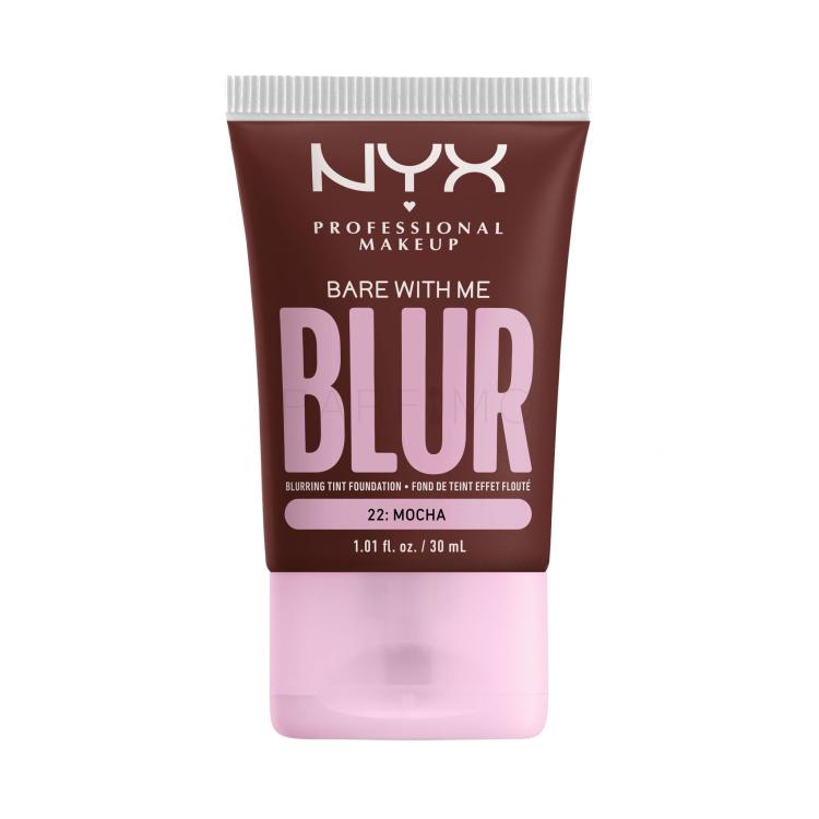 NYX Professional Makeup Bare With Me Blur Tint Foundation Puder za ženske 30 ml Odtenek 22 Mocha