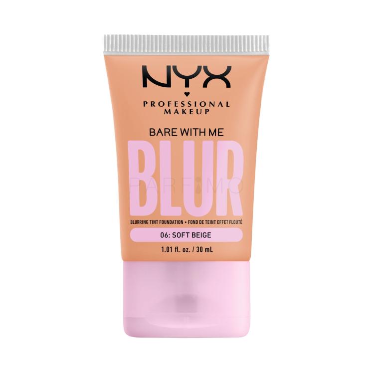 NYX Professional Makeup Bare With Me Blur Tint Foundation Puder za ženske 30 ml Odtenek 06 Soft Beige