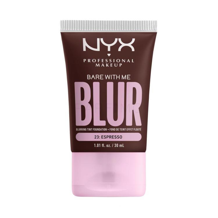 NYX Professional Makeup Bare With Me Blur Tint Foundation Puder za ženske 30 ml Odtenek 23 Espresso