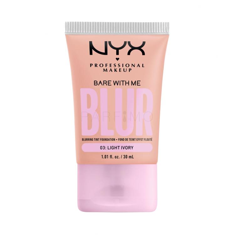 NYX Professional Makeup Bare With Me Blur Tint Foundation Puder za ženske 30 ml Odtenek 03 Light Ivory