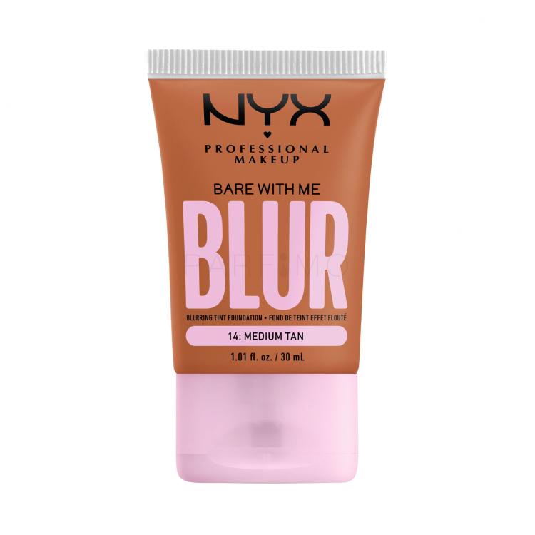 NYX Professional Makeup Bare With Me Blur Tint Foundation Puder za ženske 30 ml Odtenek 14 Medium Tan