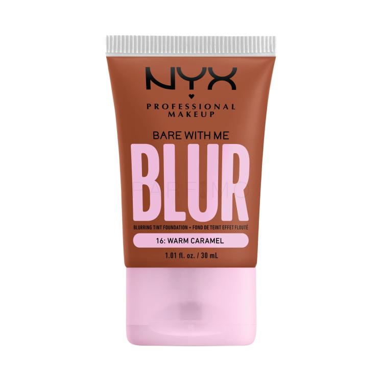 NYX Professional Makeup Bare With Me Blur Tint Foundation Puder za ženske 30 ml Odtenek 16 Warm Caramel