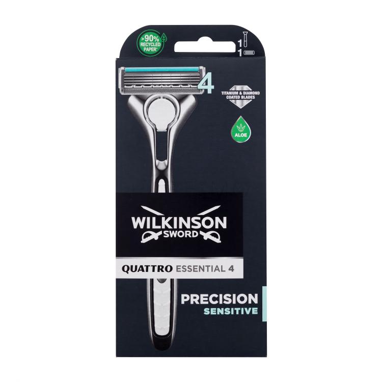 Wilkinson Sword Quattro Essential 4 Brivnik za moške 1 kos