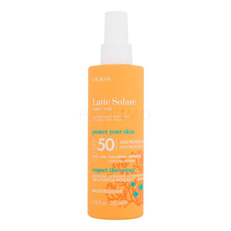 Pupa Sunscreen Milk SPF50 Zaščita pred soncem za telo 200 ml