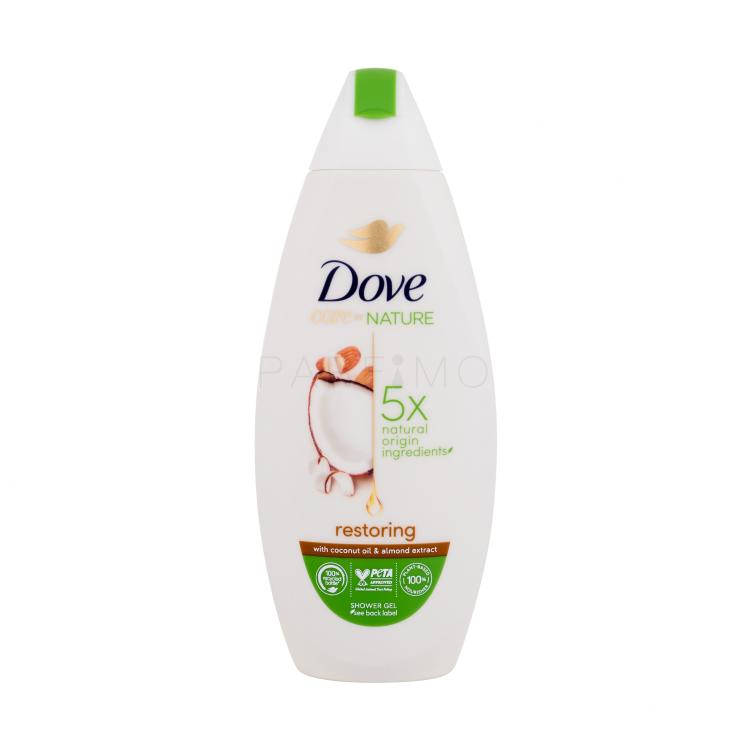 Dove Care By Nature Restoring Shower Gel Gel za prhanje za ženske 225 ml