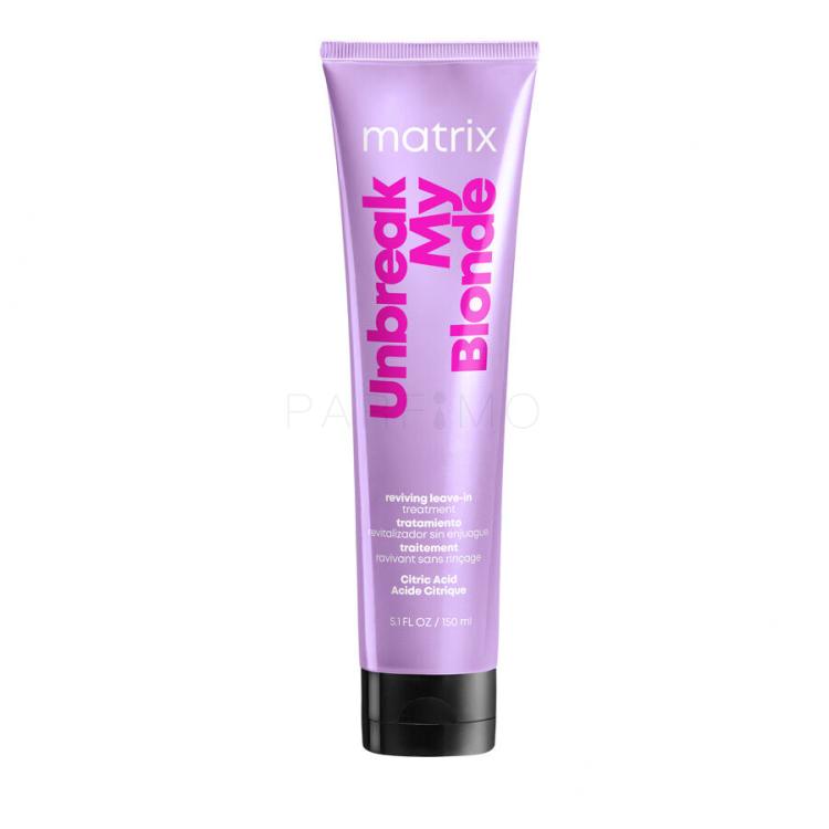 Matrix Unbreak My Blonde Reviving Leave-In Treatment Nega za lase za ženske 150 ml