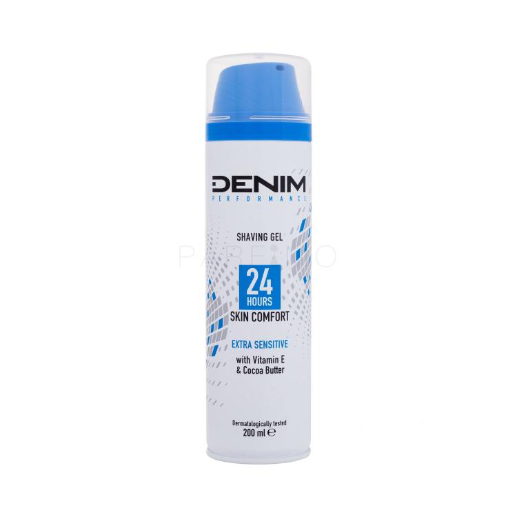 Denim Performance Extra Sensitive Shaving Gel Gel za britje za moške 200 ml