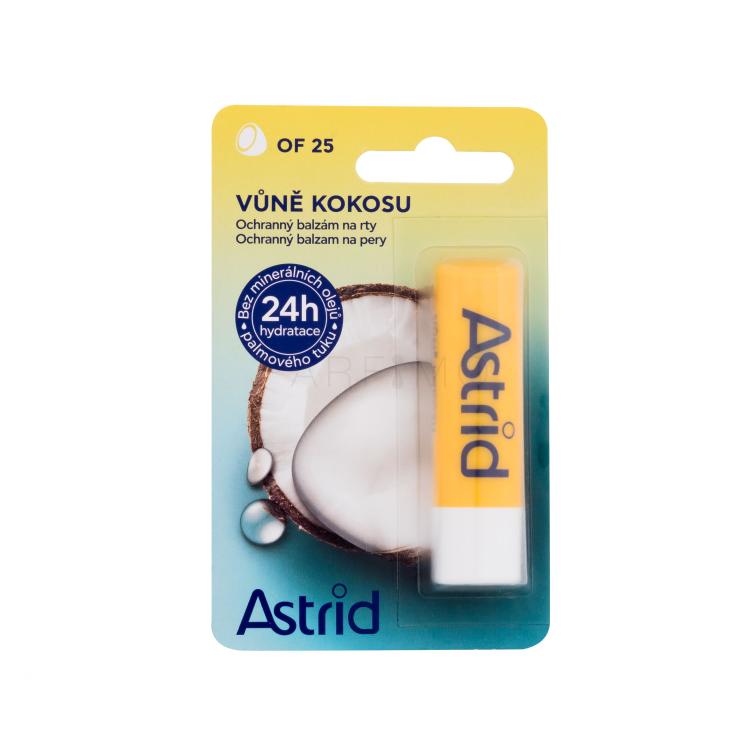 Astrid Coconut Lip Balm SPF25 Balzam za ustnice za ženske 4,8 g