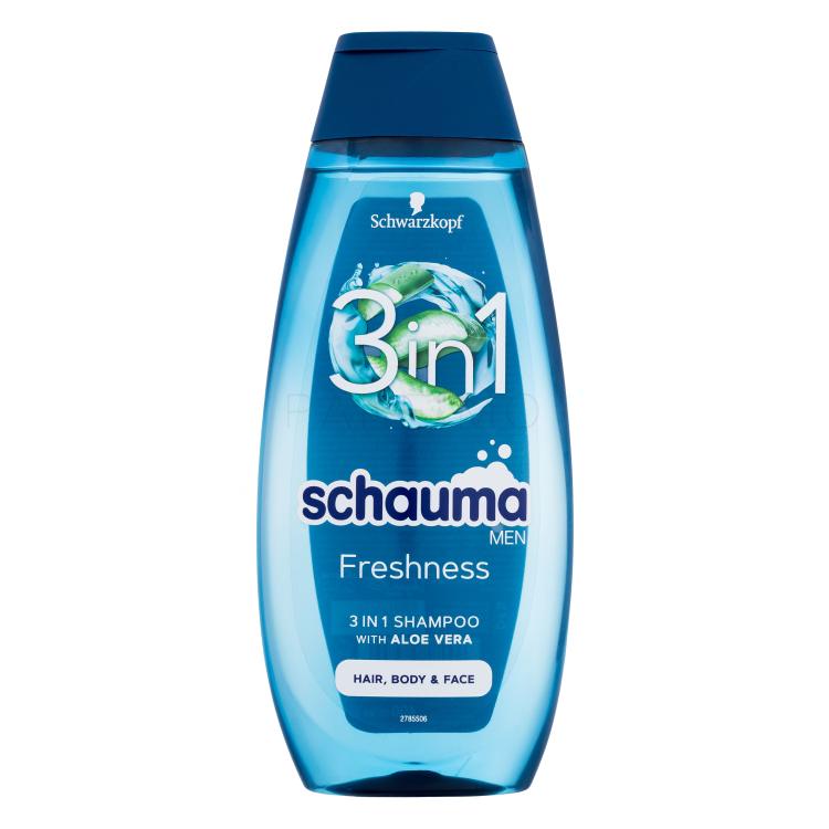 Schwarzkopf Schauma Men Freshness 3in1 Šampon za moške 400 ml