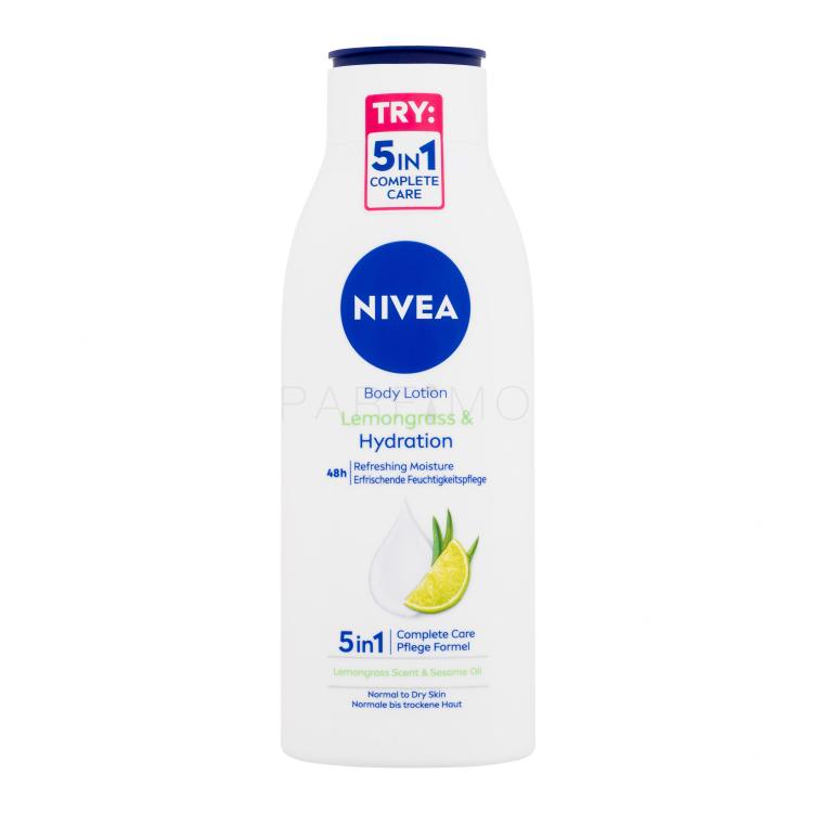 Nivea Lemongrass &amp; Hydration Losjon za telo za ženske 400 ml