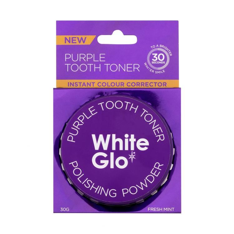 White Glo Purple Tooth Toner Polishing Powder Beljenje zob 30 g