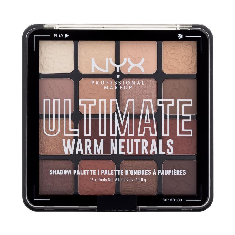 NYX Professional Makeup Ultimate Warm Neutrals Senčilo za oči za ženske 12,8 g