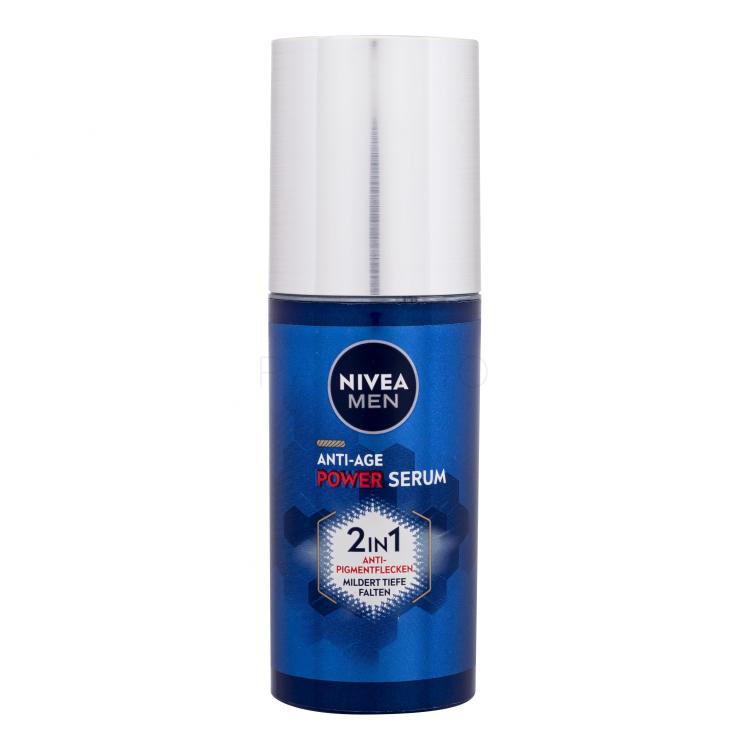 Nivea Men Power Anti-Age Serum 2in1 Serum za obraz za moške 30 ml