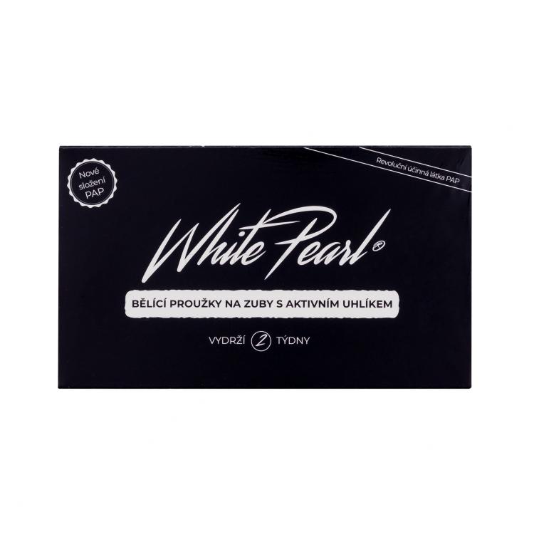 White Pearl PAP Charcoal Whitening Strips Beljenje zob Set