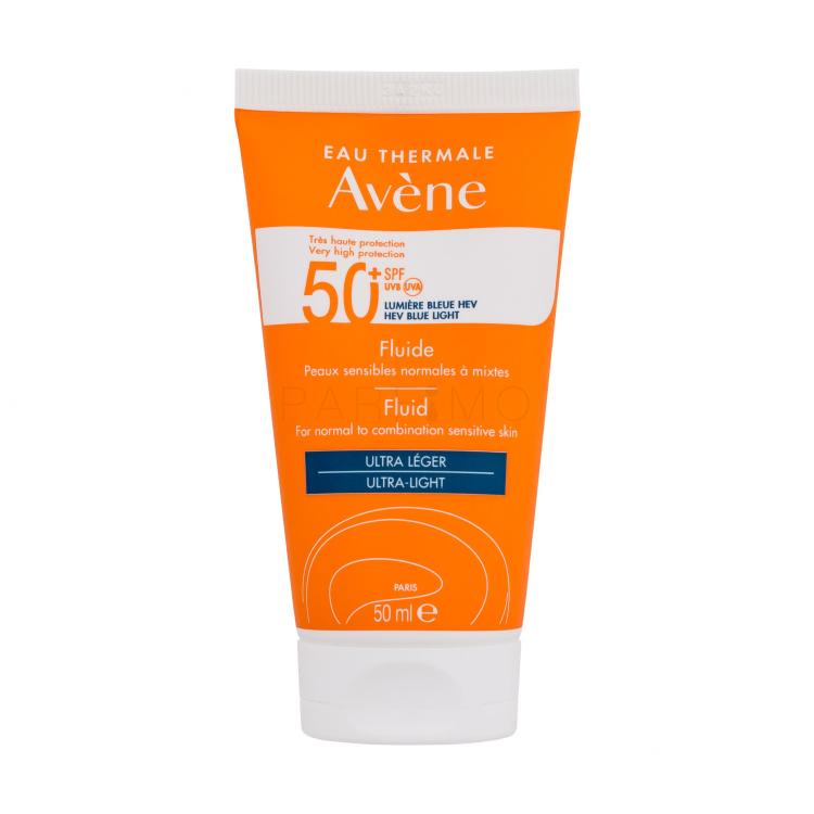 Avene Sun Fluid SPF50+ Zaščita pred soncem za obraz 50 ml