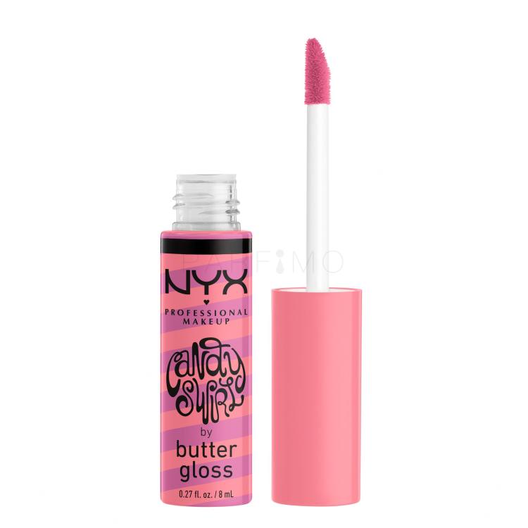 NYX Professional Makeup Butter Gloss Candy Swirl Glos za ustnice za ženske 8 ml Odtenek 02 Sprinkle