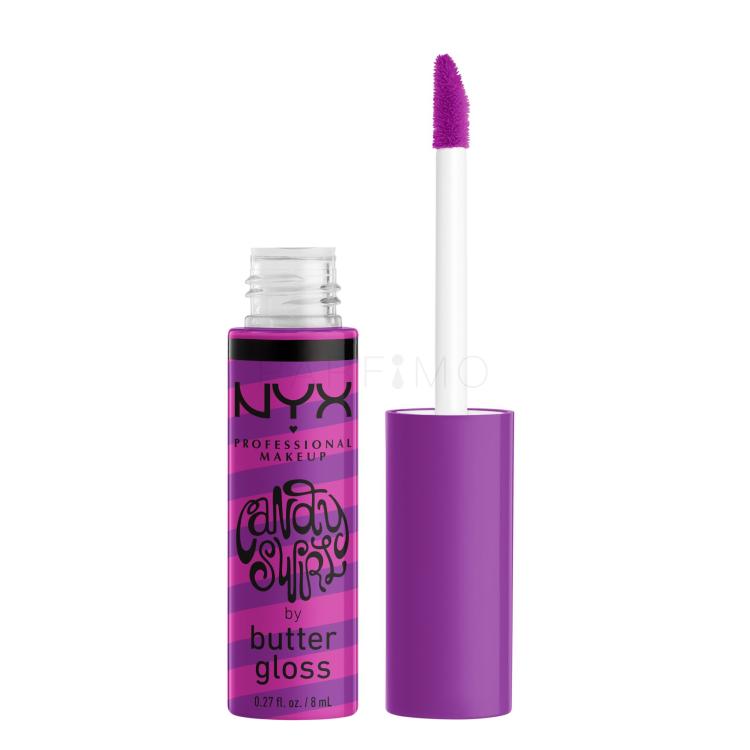 NYX Professional Makeup Butter Gloss Candy Swirl Glos za ustnice za ženske 8 ml Odtenek 03 Snow Cone