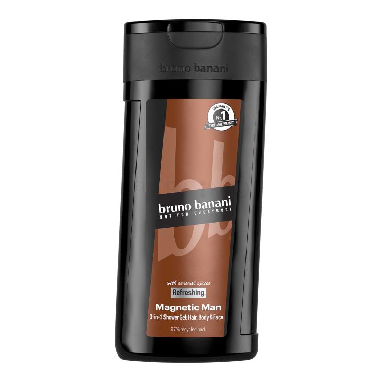 Bruno Banani Magnetic Man Gel za prhanje za moške 250 ml