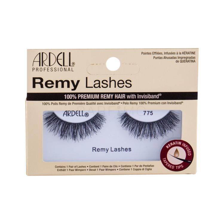 Ardell Remy Lashes 775 Umetne trepalnice za ženske 1 kos Odtenek Black poškodovana škatla