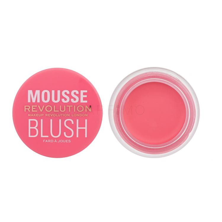 Makeup Revolution London Mousse Blush Rdečilo za obraz za ženske 6 g Odtenek Squeeze Me Soft Pink