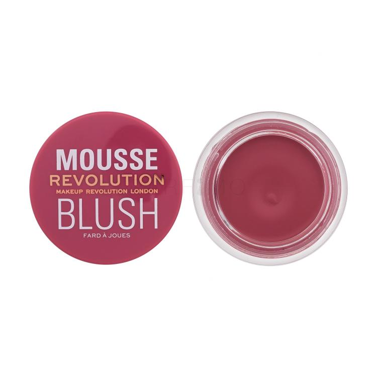 Makeup Revolution London Mousse Blush Rdečilo za obraz za ženske 6 g Odtenek Blossom Rose Pink