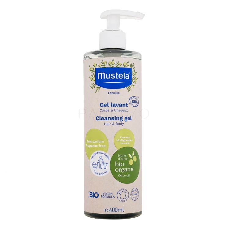 Mustela Bio Cleansing Gel Gel za prhanje 400 ml