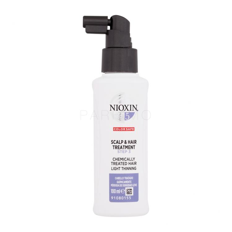 Nioxin System 5 Scalp &amp; Hair Treatment Nega brez izpiranja za ženske 100 ml