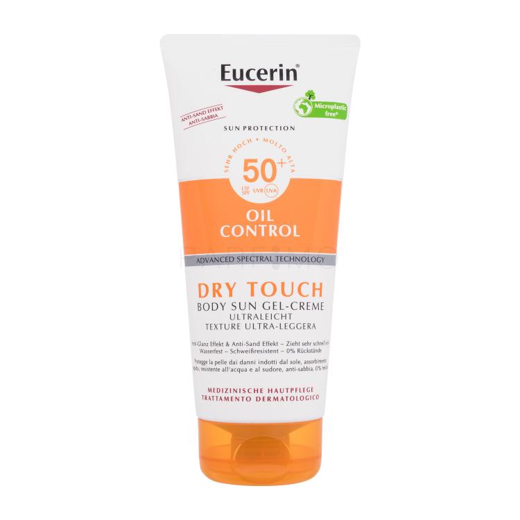 Eucerin Sun Oil Control Dry Touch Body Sun Gel-Cream SPF50+ Zaščita pred soncem za telo 200 ml