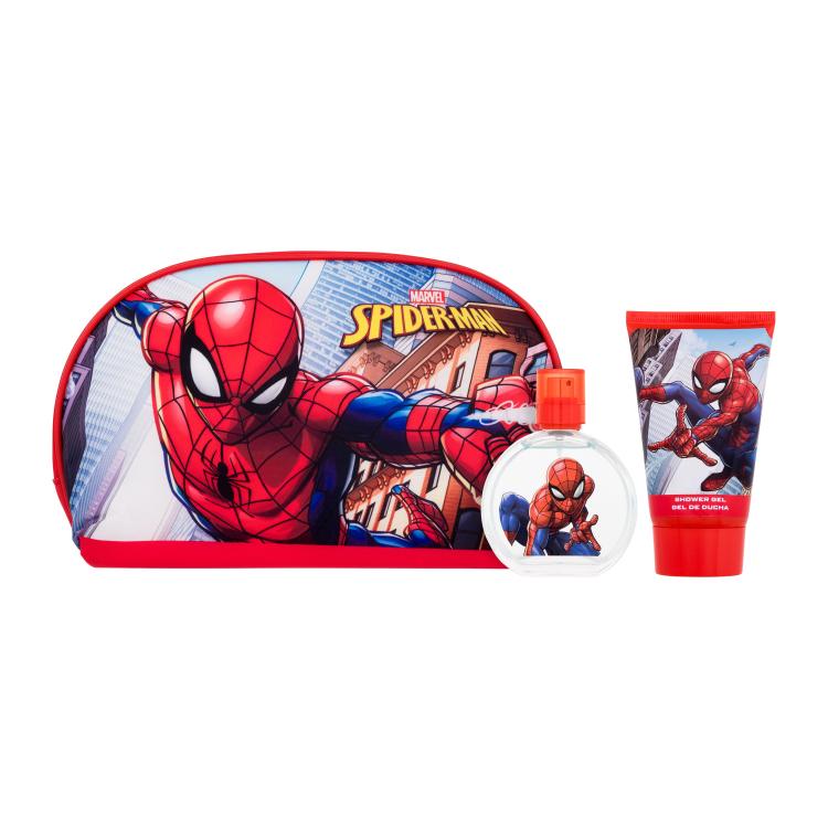 Marvel Spiderman Set Darilni set toaletna voda 50 ml + gel za prhanje 100 ml + kozmetična torbica